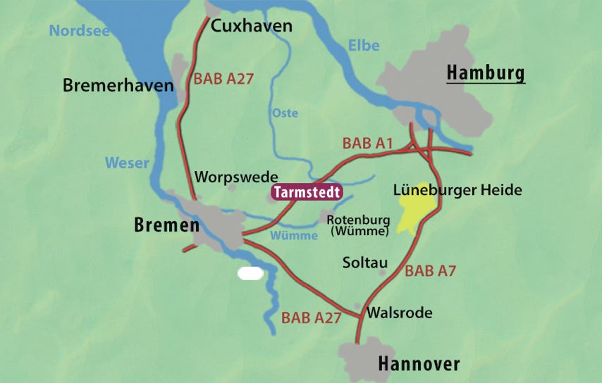 Anfahrt Ferienwohnung Blickfeld